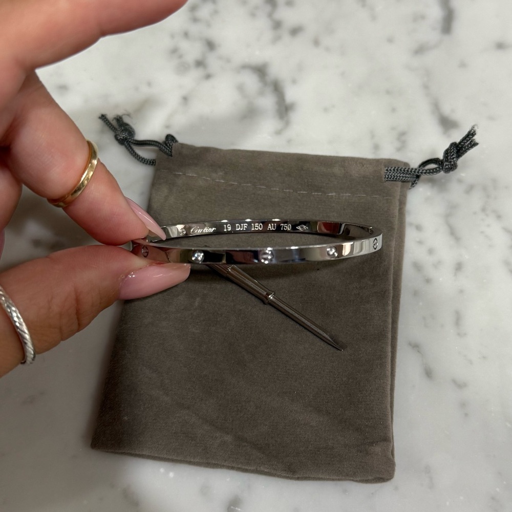 Silver Screw Bracelet - Picture 3 of 7